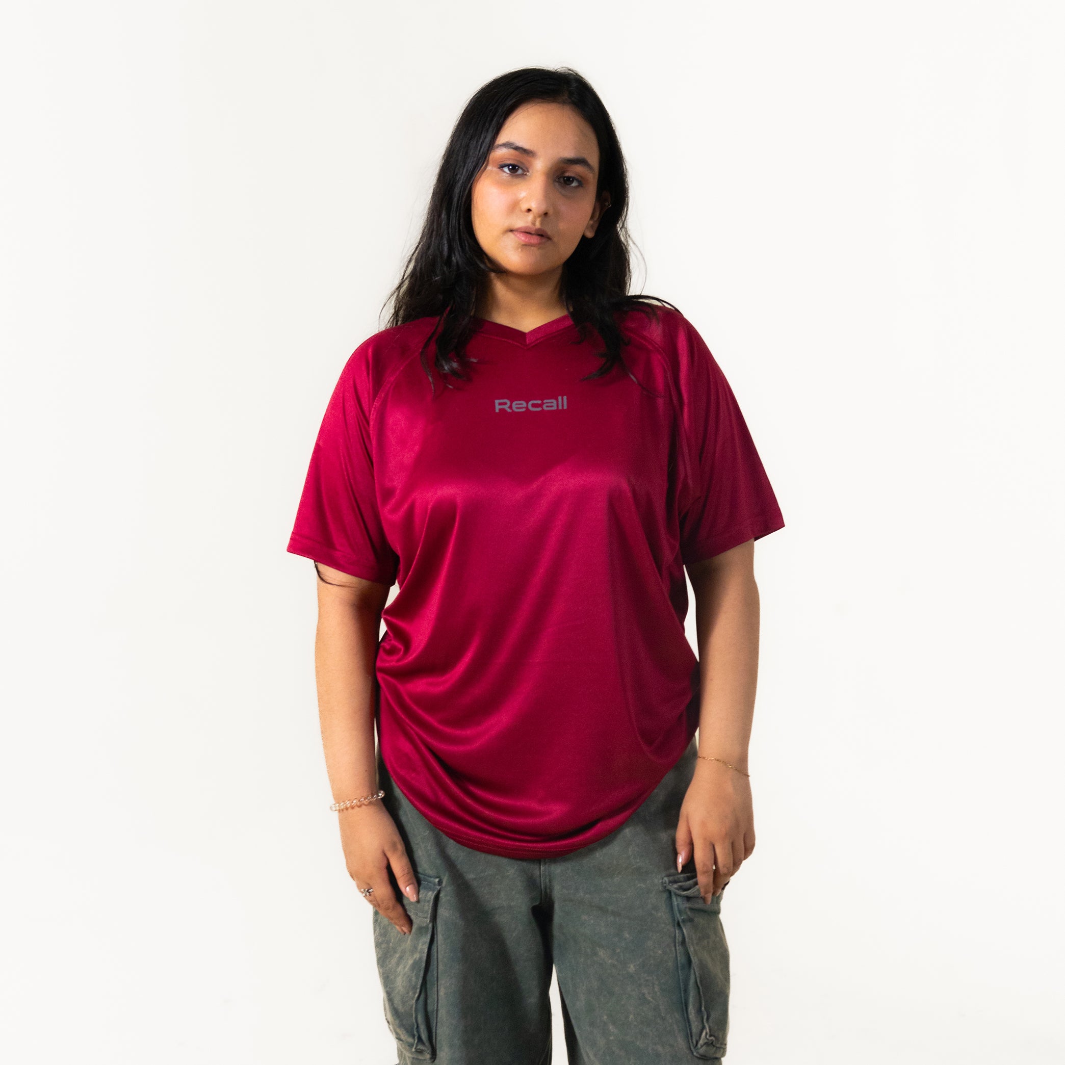 Maroon Active Tee