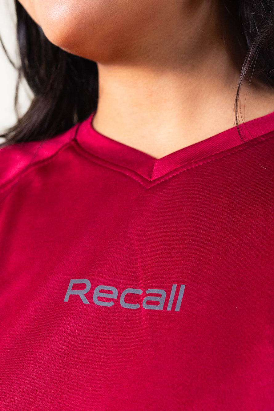 Maroon Active Tee