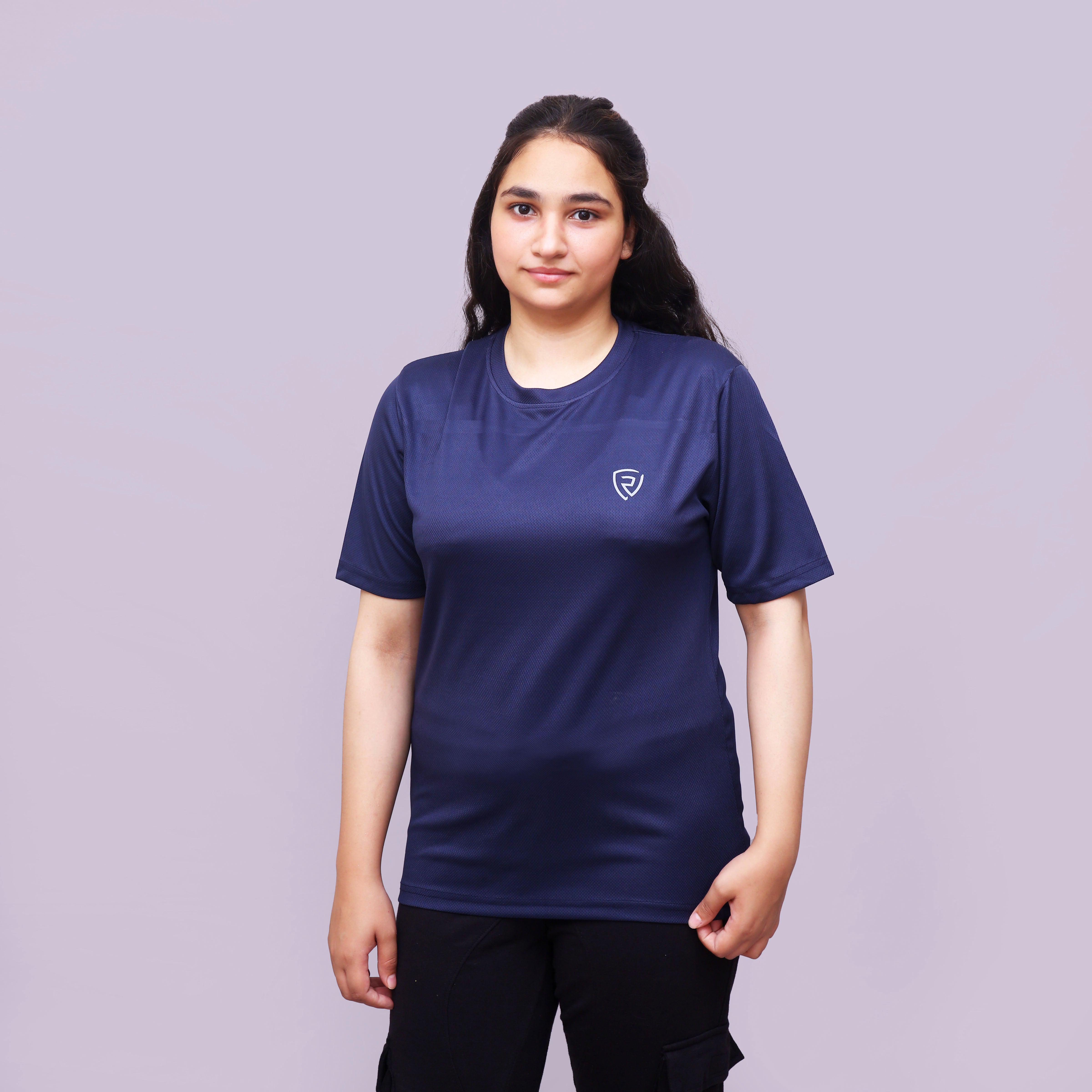 Navy Blue Active Tee