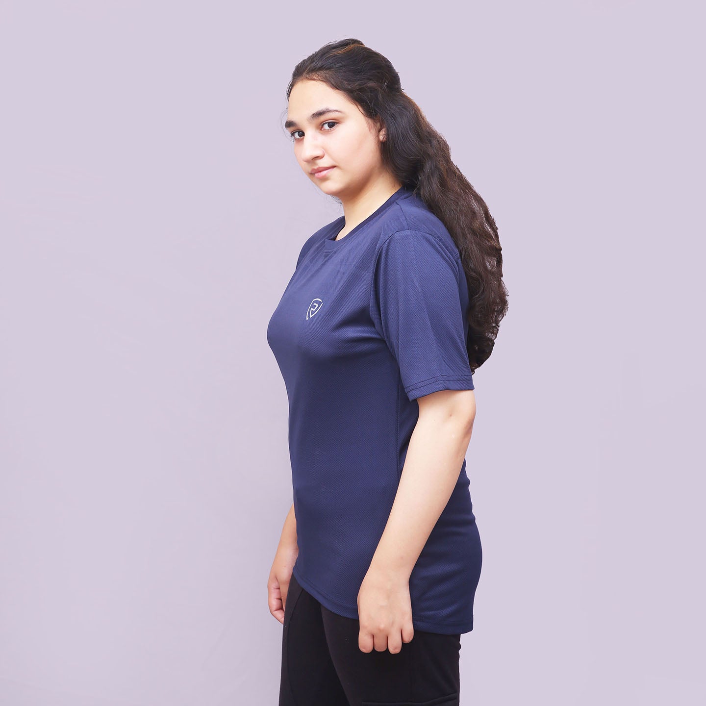 Navy Blue Active Tee