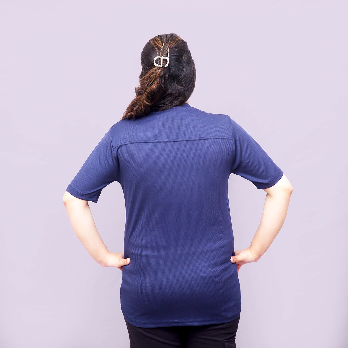Navy Blue Active Tee