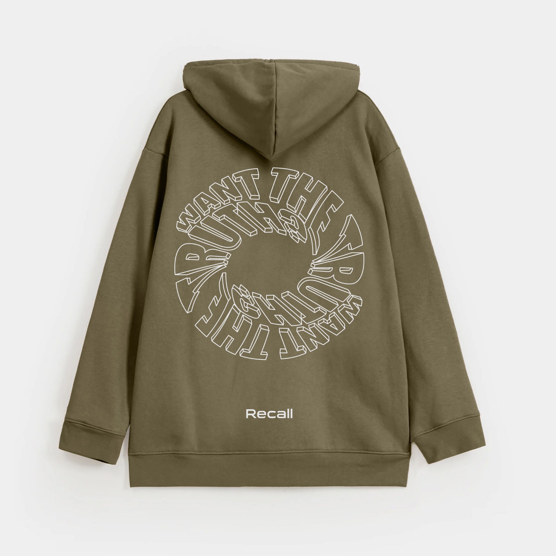 Recall Want The Truth Graphic Hoodies