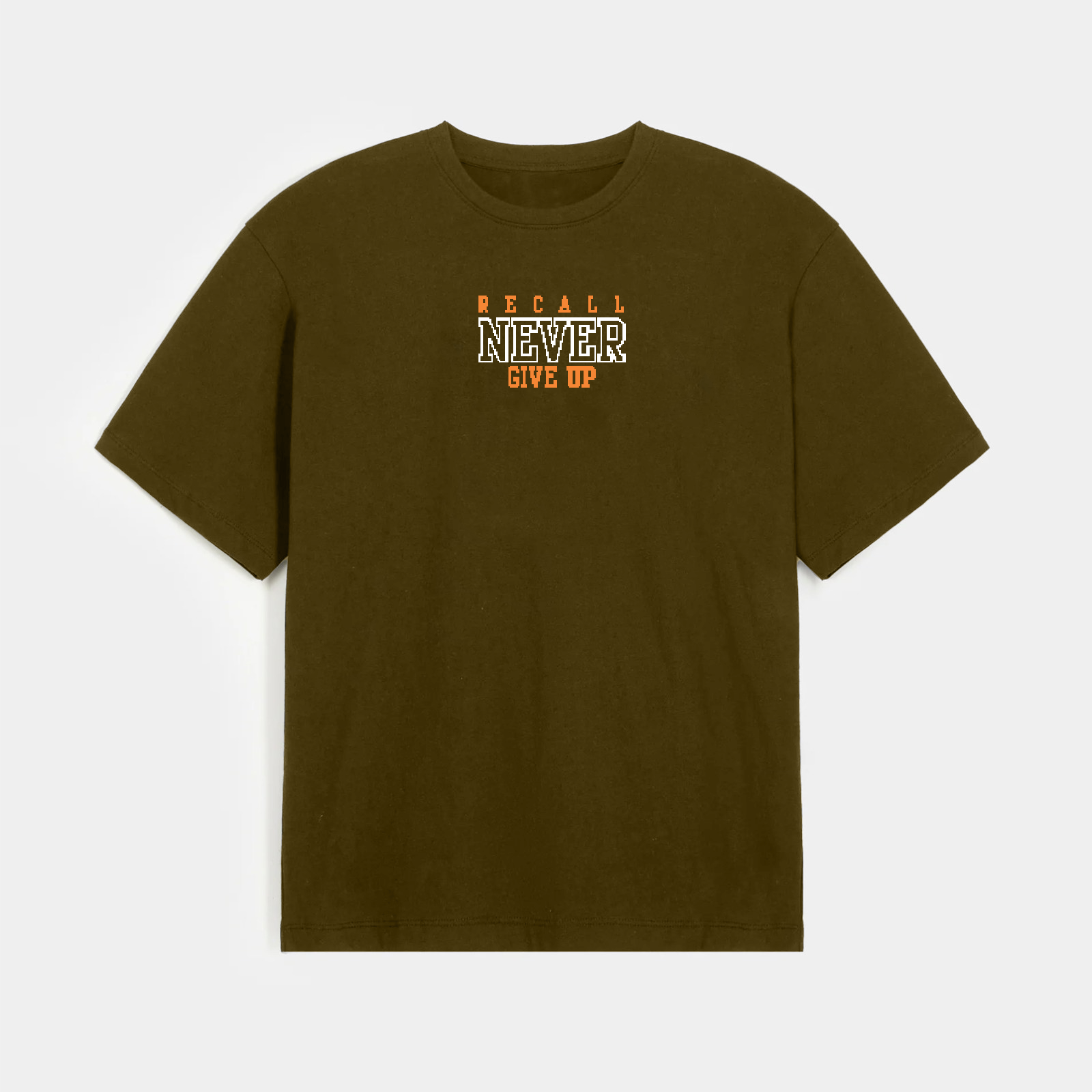 Never Give Up Tee Oversized