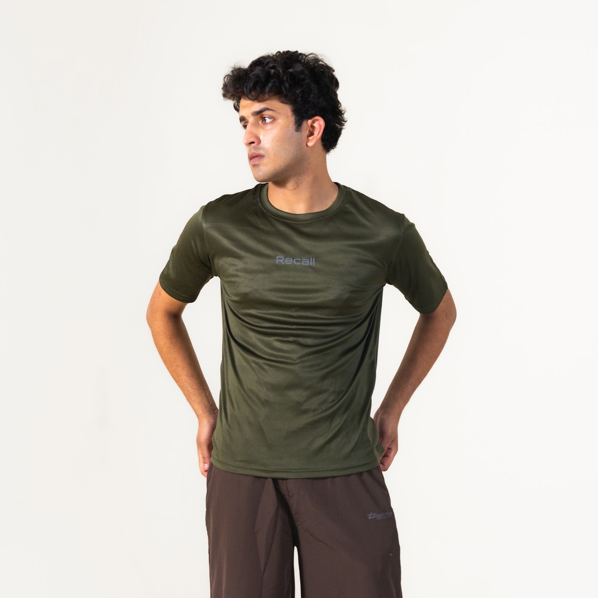 Army Green Active Tee
