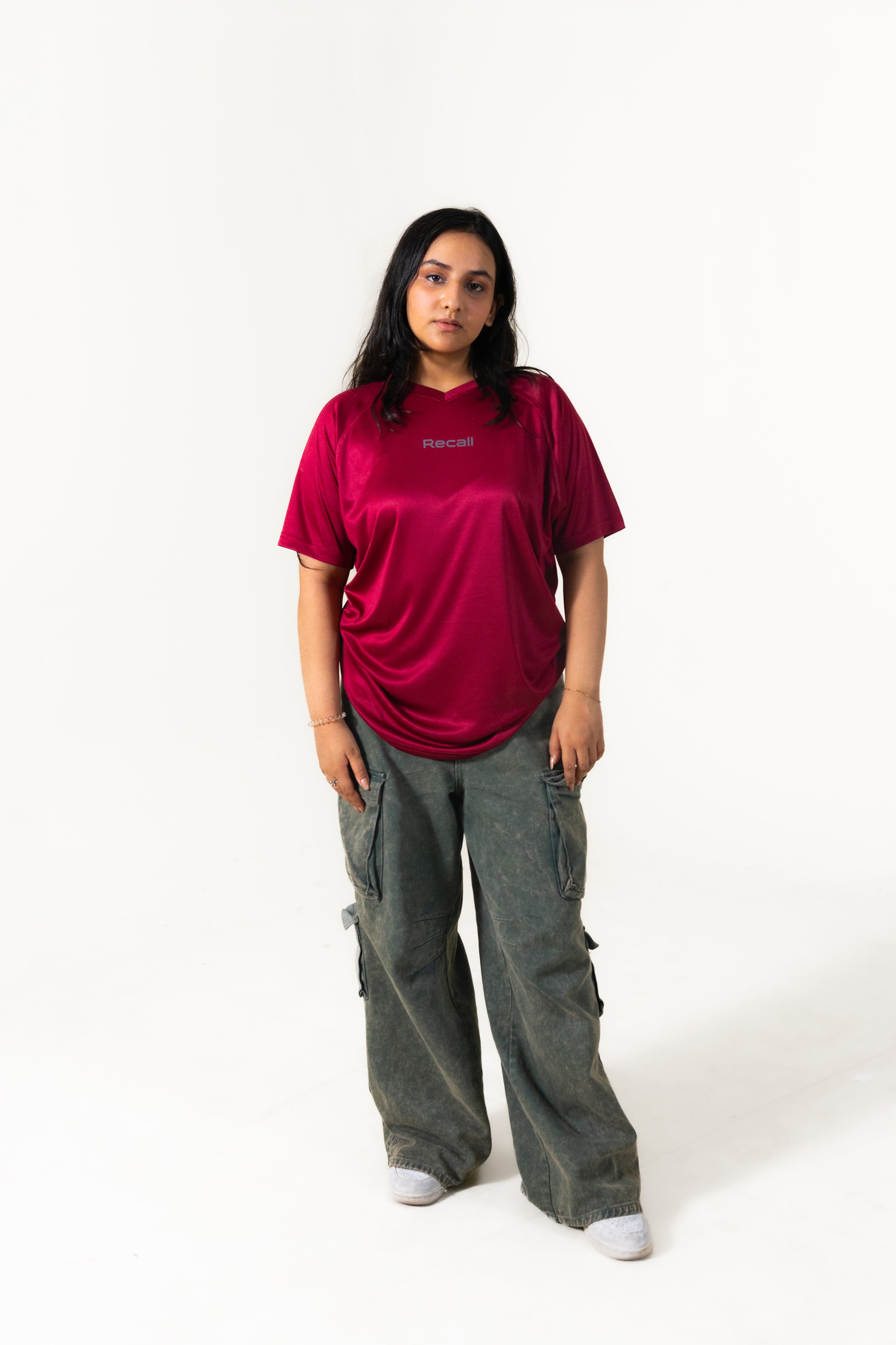 Maroon Active Tee