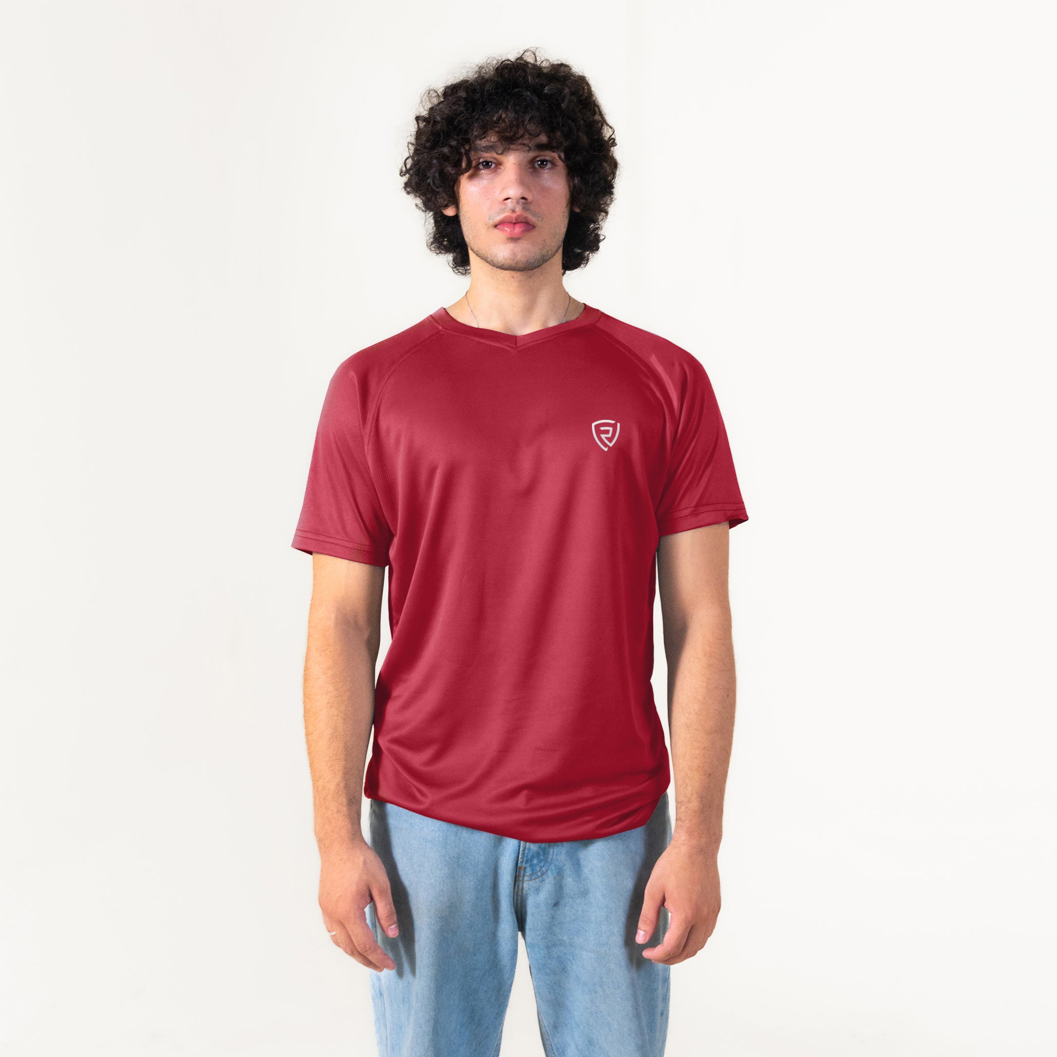 Maroon Active Tee