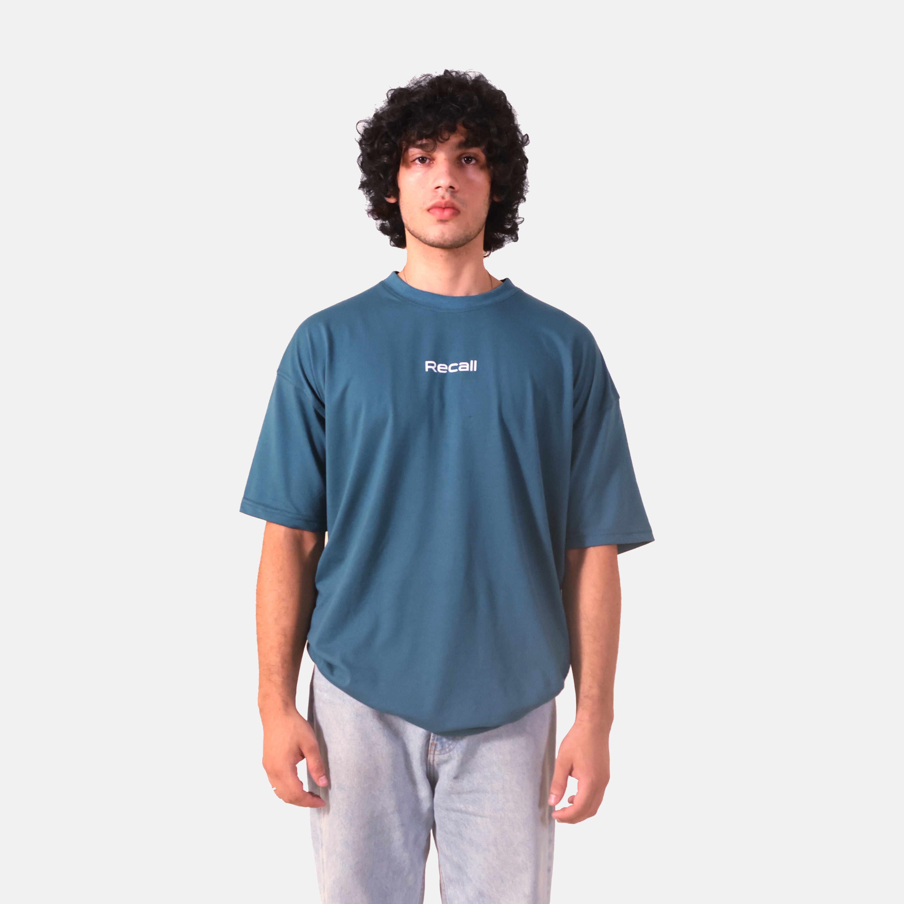 Basic Teal Tee Oversized