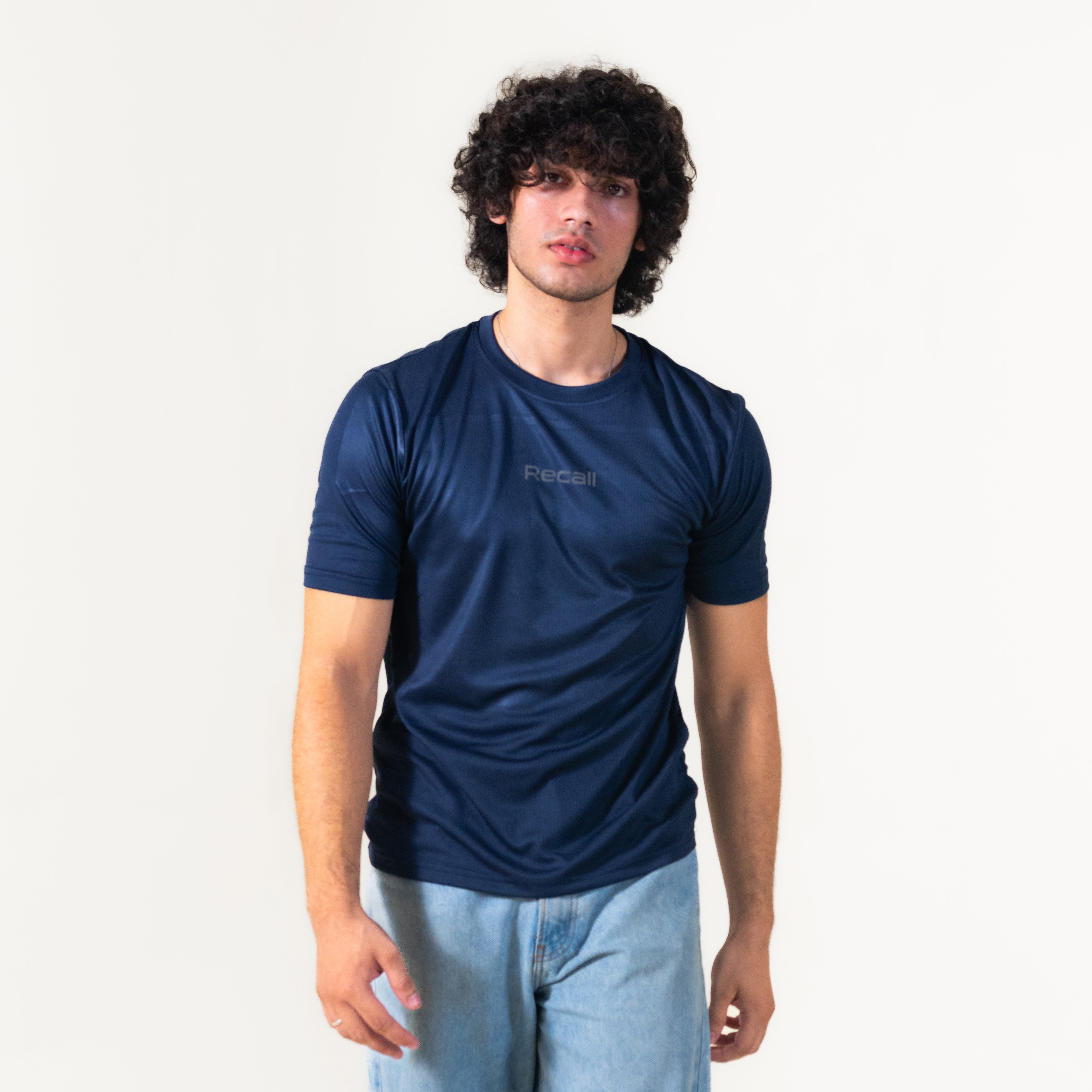 Navy Blue Active Tee