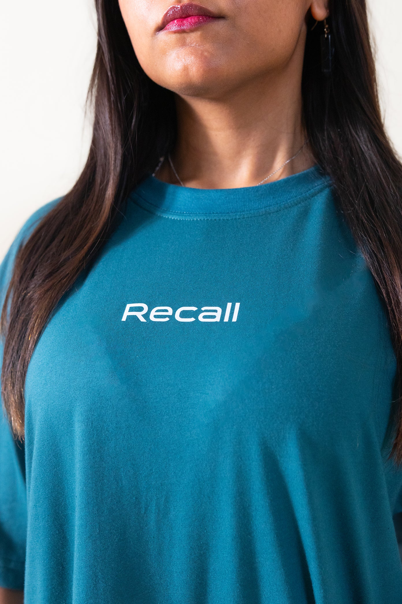 Basic Teal Tee Oversized