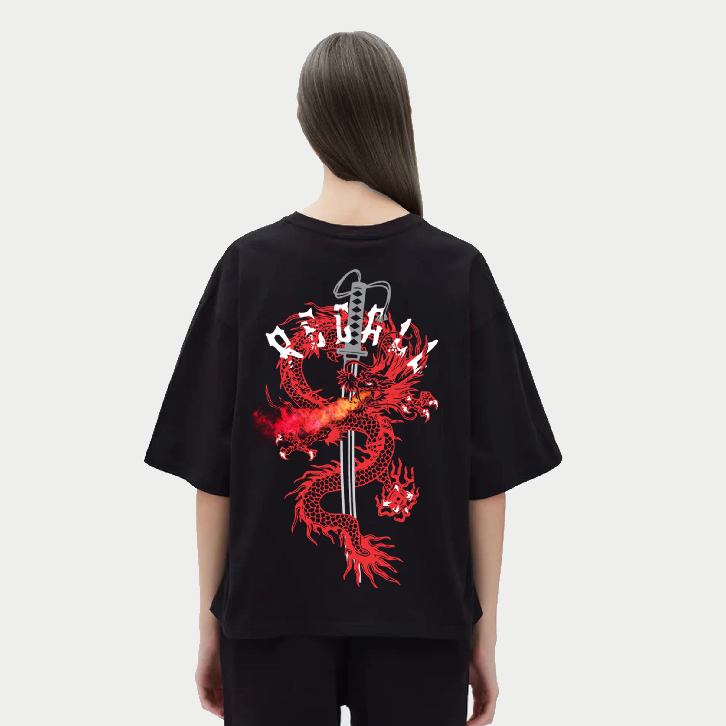 Dragon Fire Tee Oversized