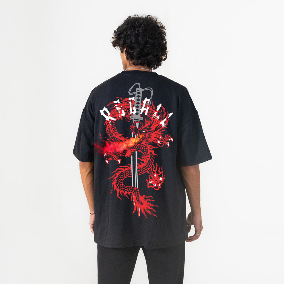 Dragon Fire Tee Oversized