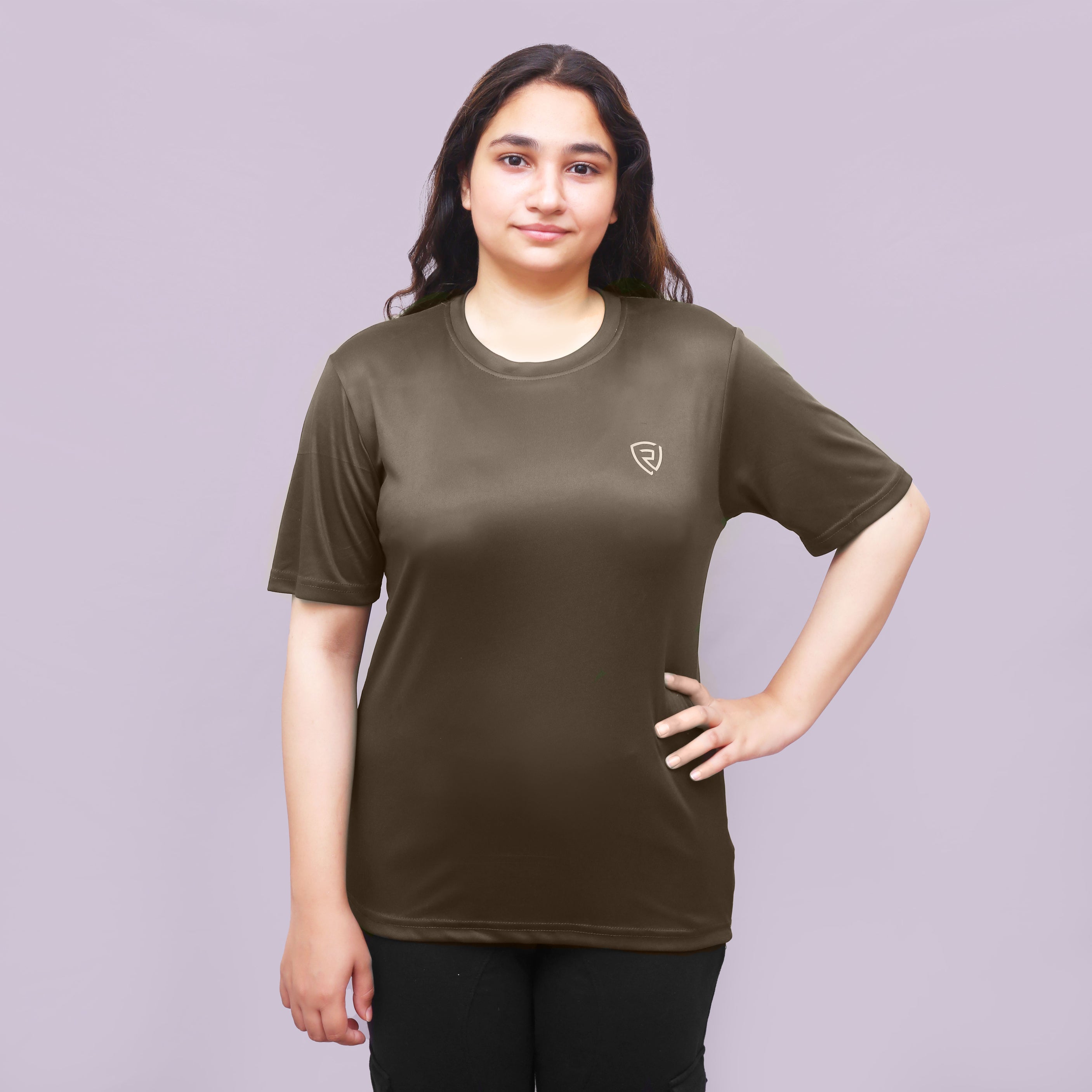 Army Green Active Tee