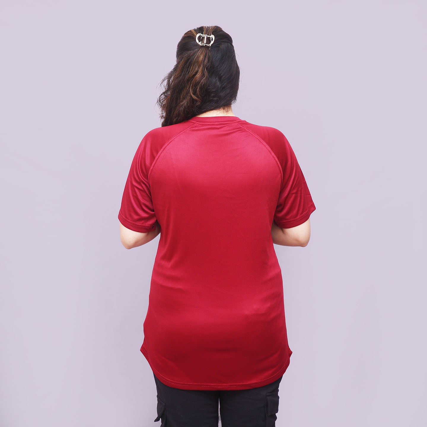 Maroon Active Tee