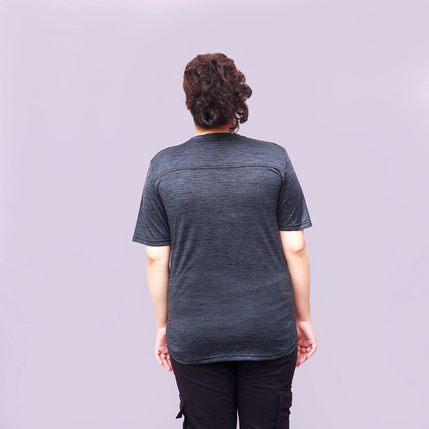 Grey Texture Active Tee