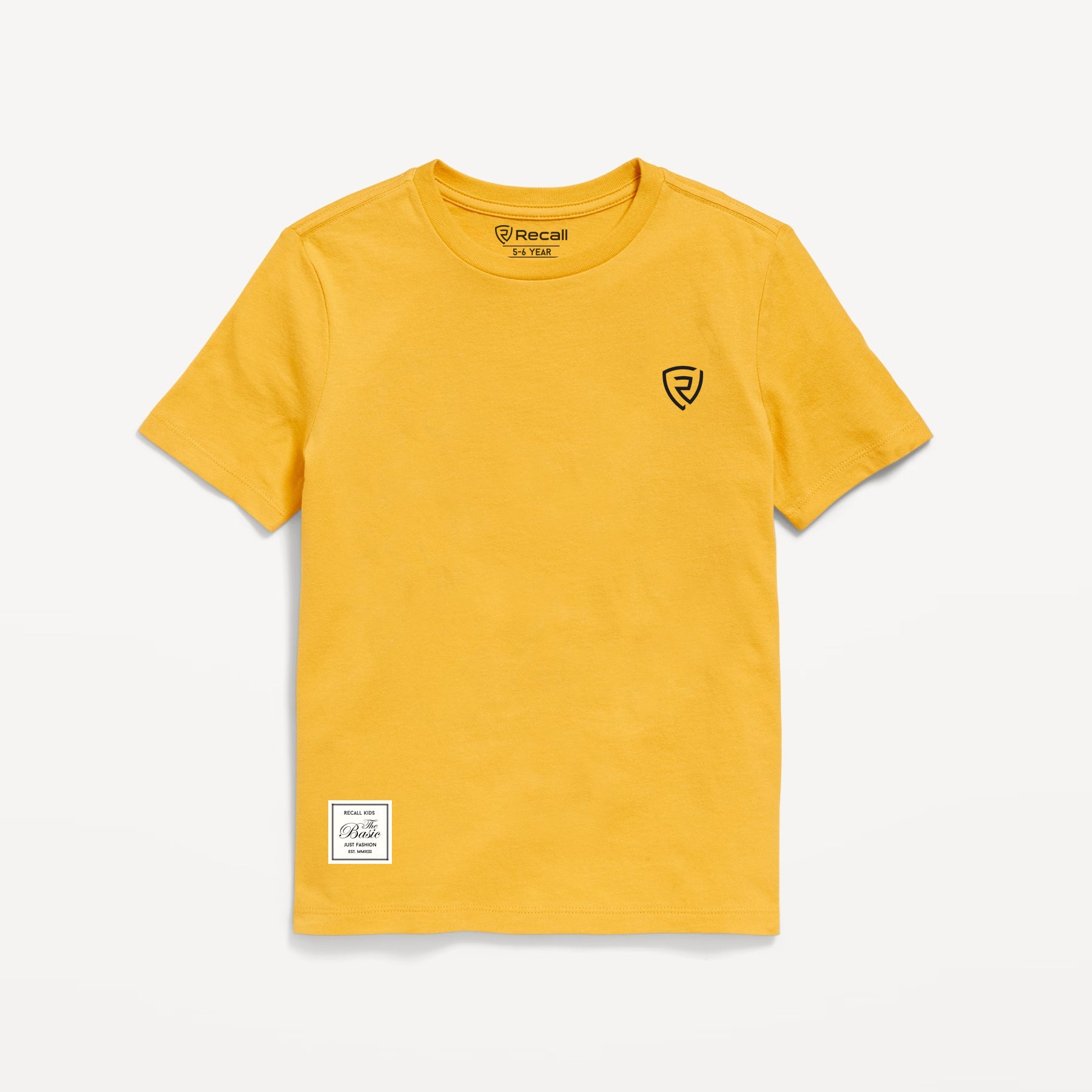 Mustard Yellow Basic Tee