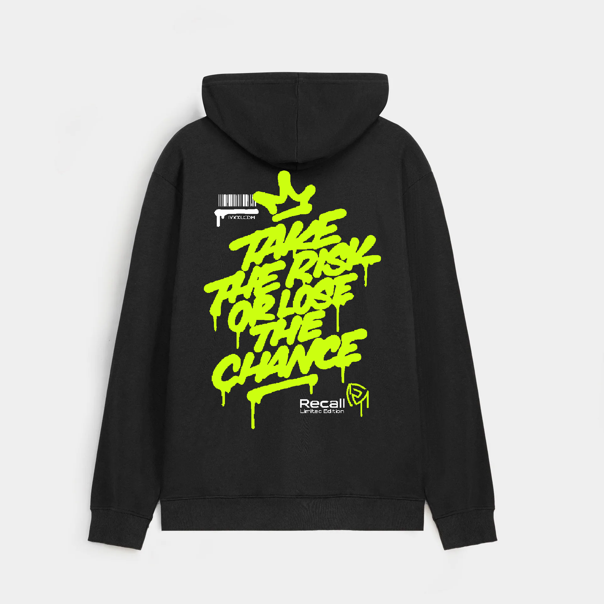 Recall Take The Risk Graphic Hoodies