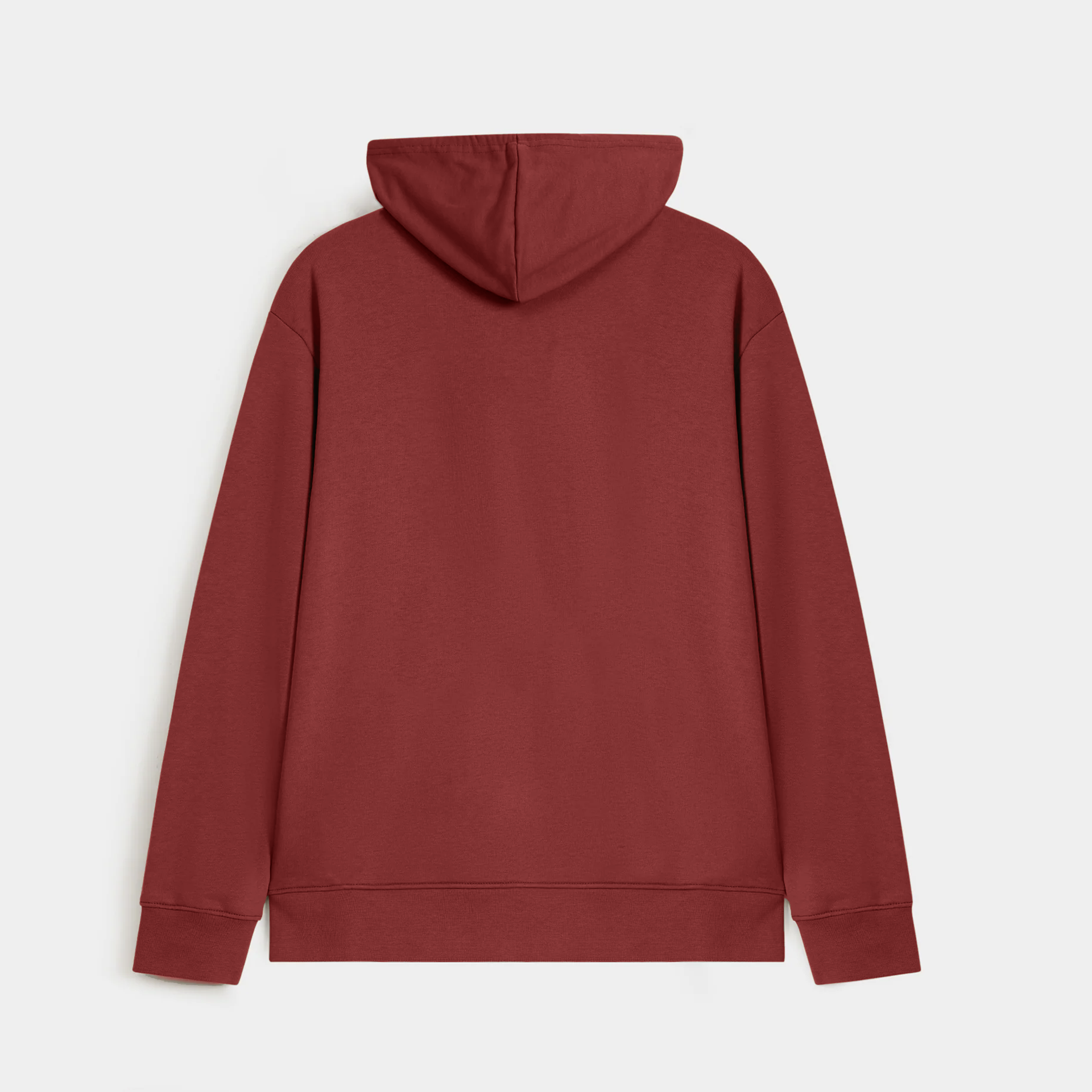 Recall Maroon Basic Hoodies