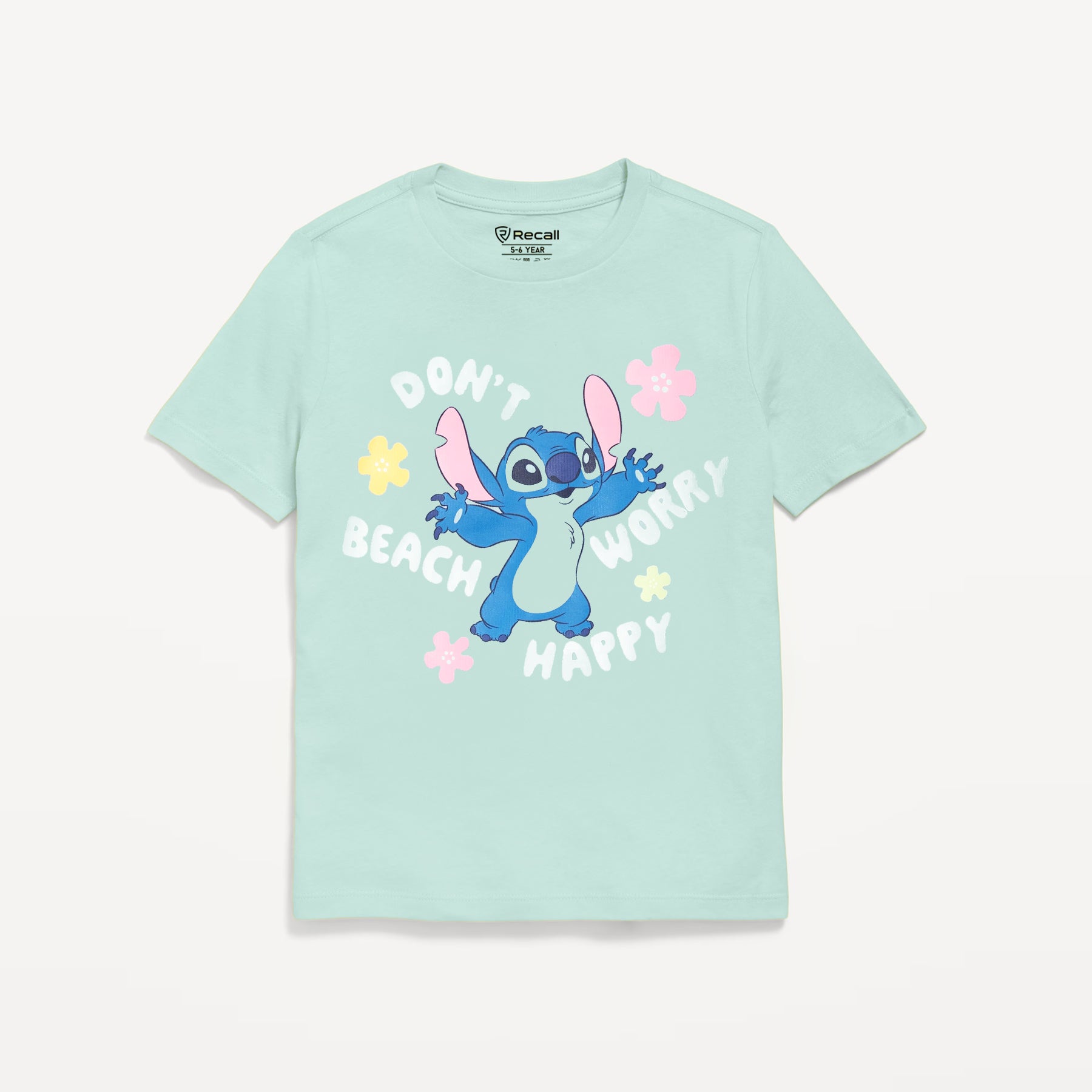 Stitch Fitted Ribbed Graphic Tee