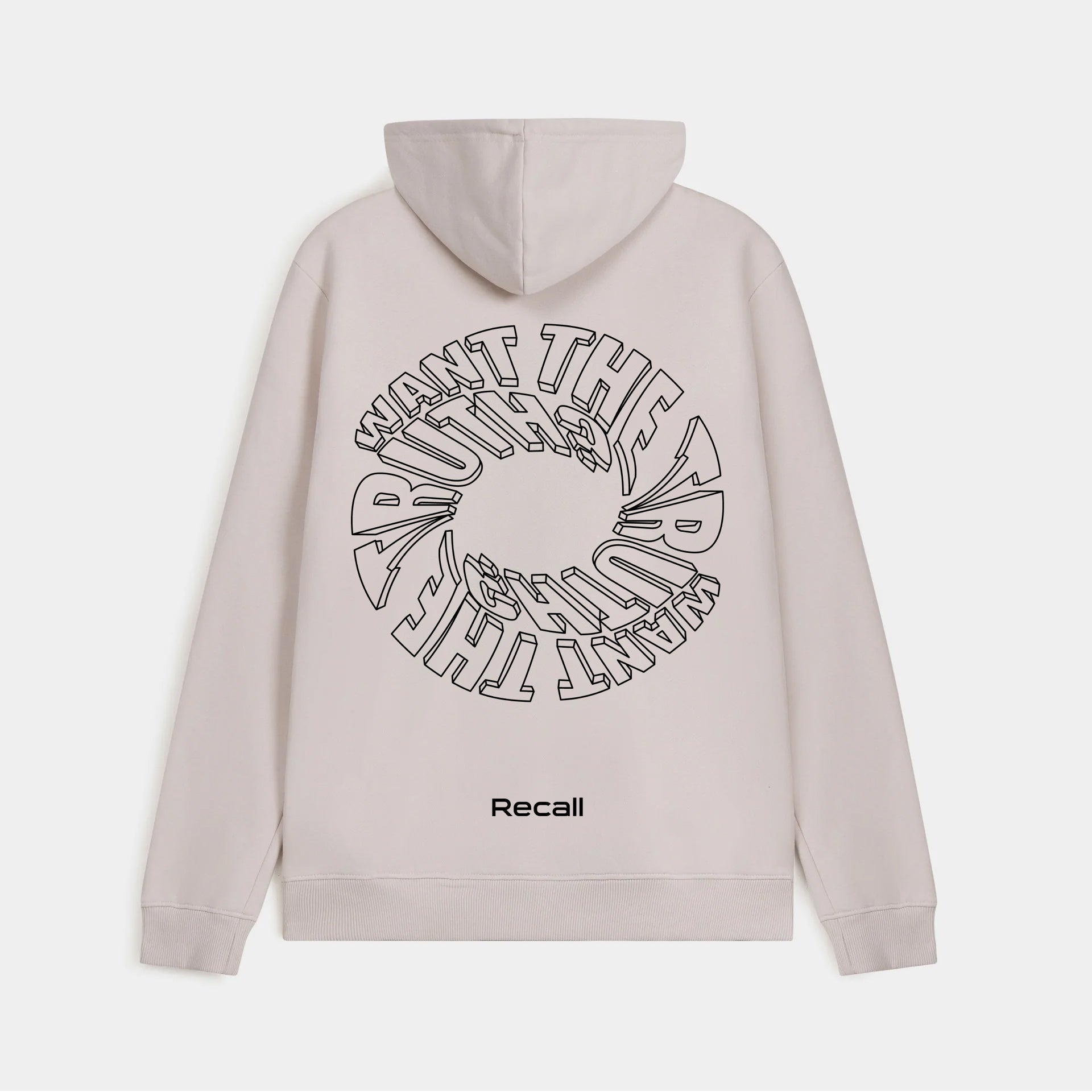 Recall Want The Truth Graphic Hoodies