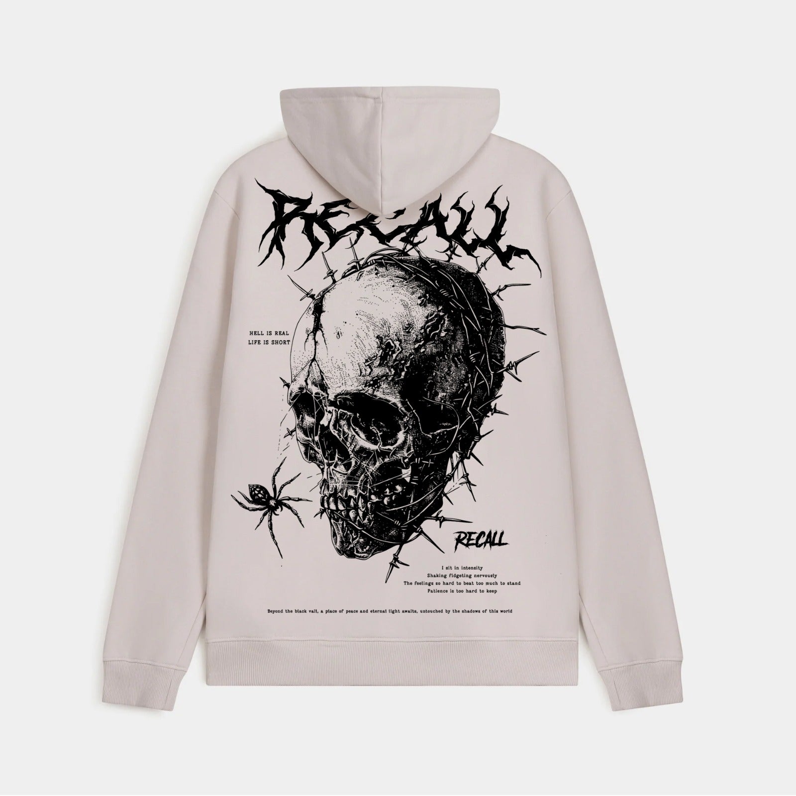 Recall Skull Graphic Hoodies