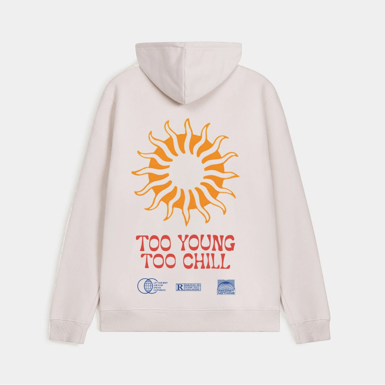 Recall Too Young Too Chill Graphic Hoodies