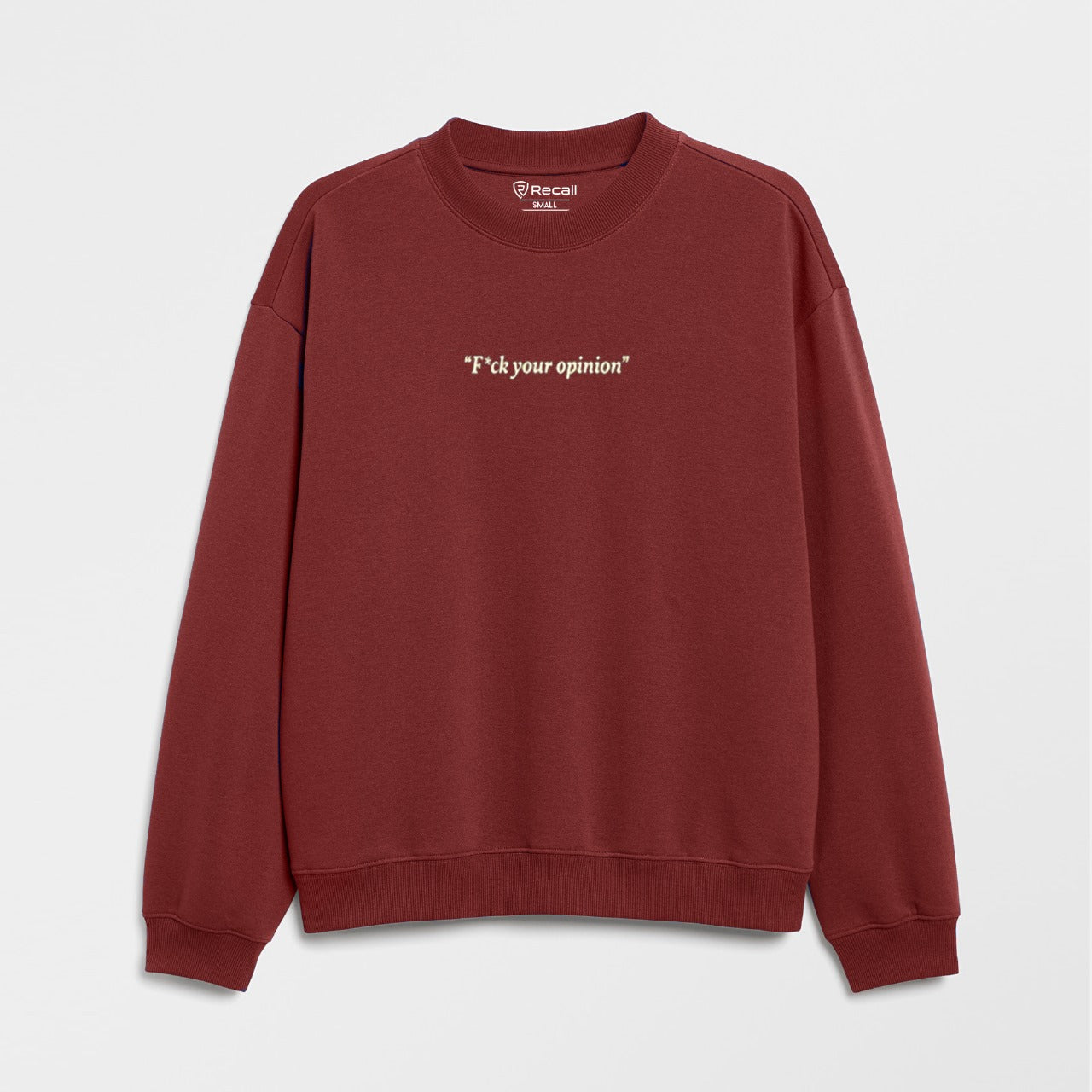 Recall Opinion Graphic Sweat Shirt