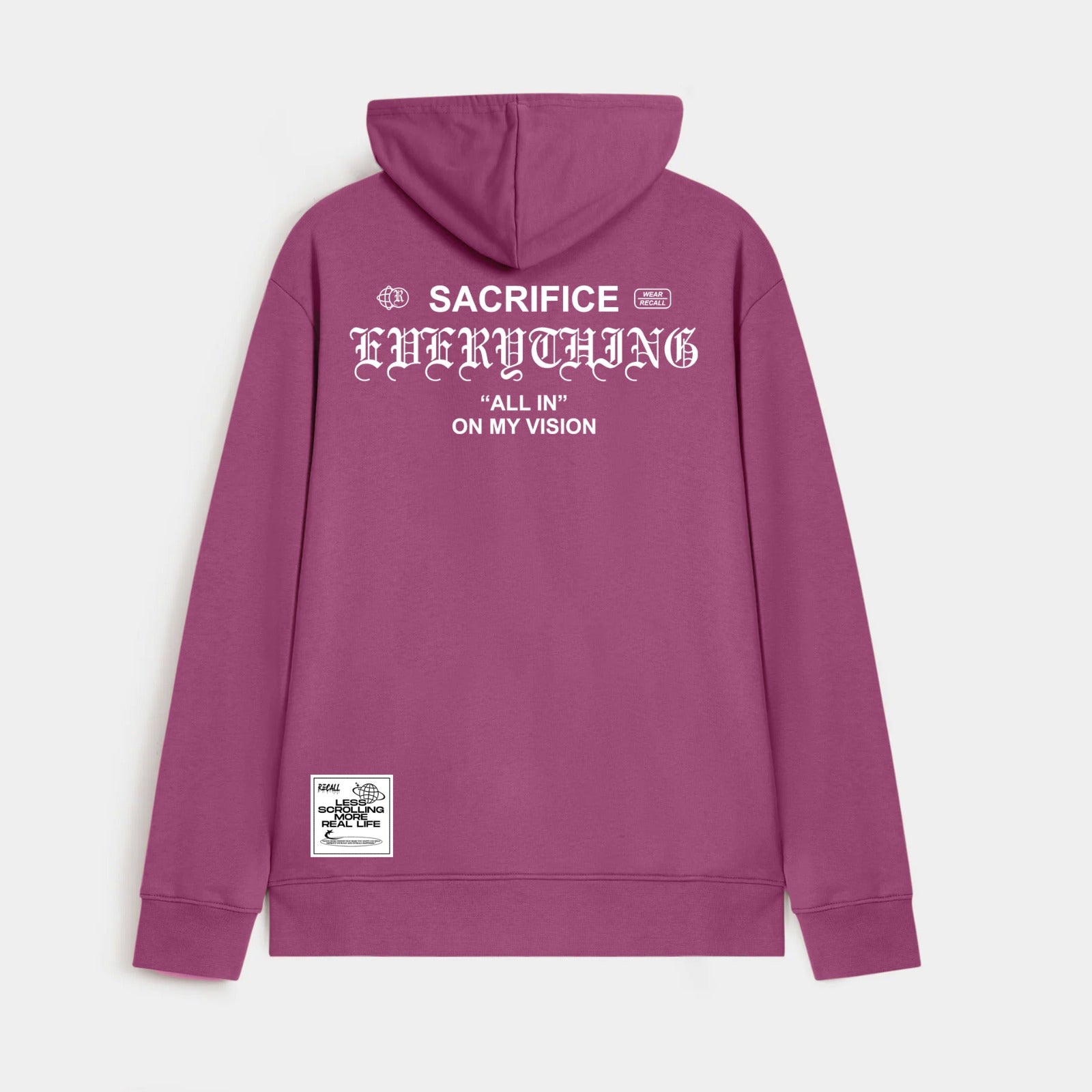 Recall Sacrifice Graphic Hoodies