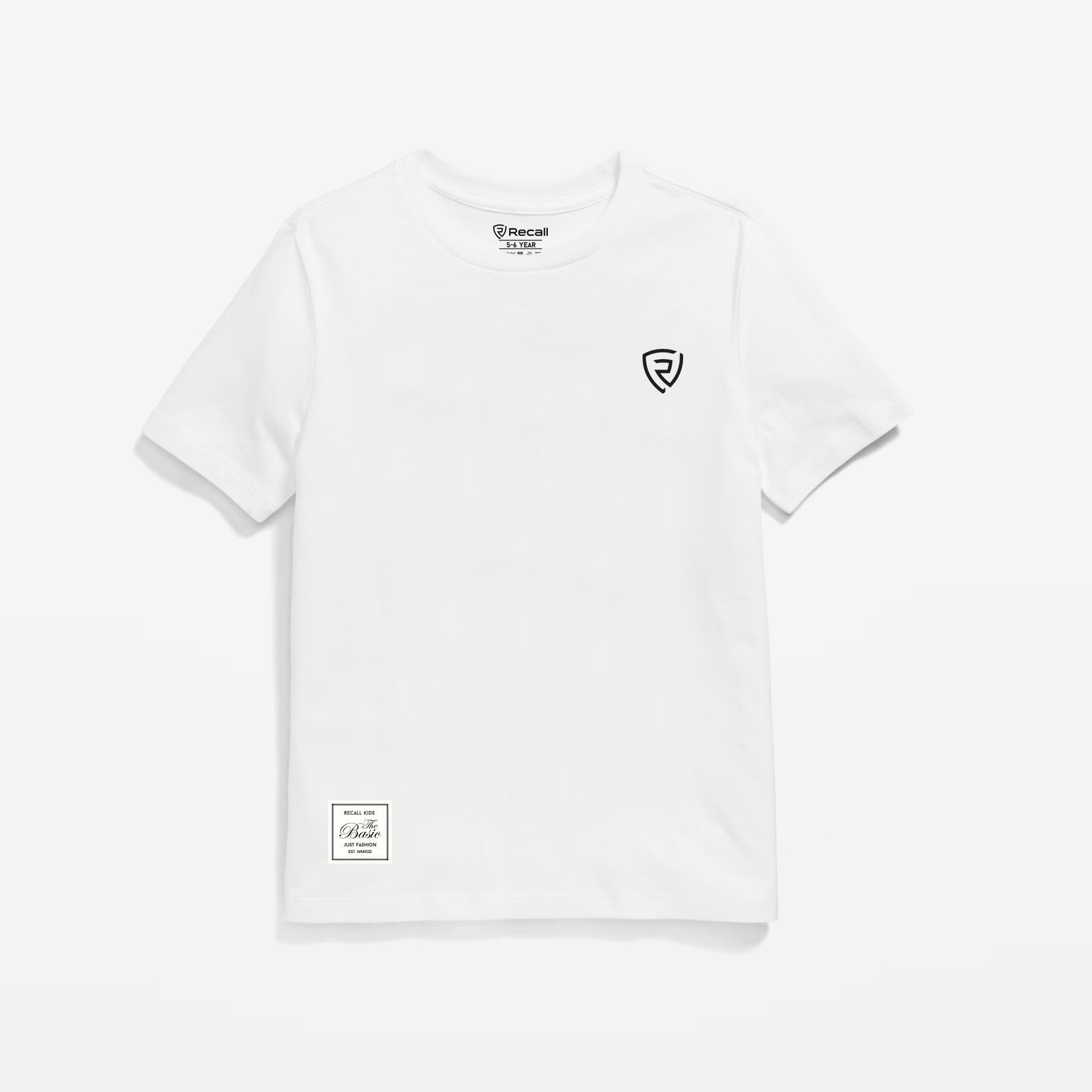 White Basic Tee