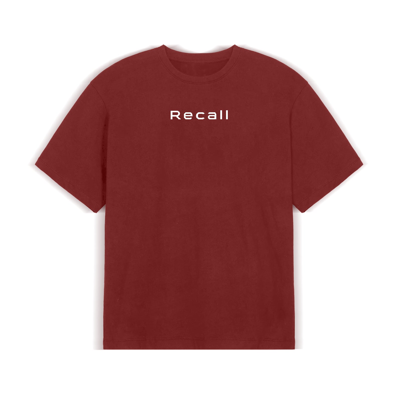 Basic Maroon Tee Oversized