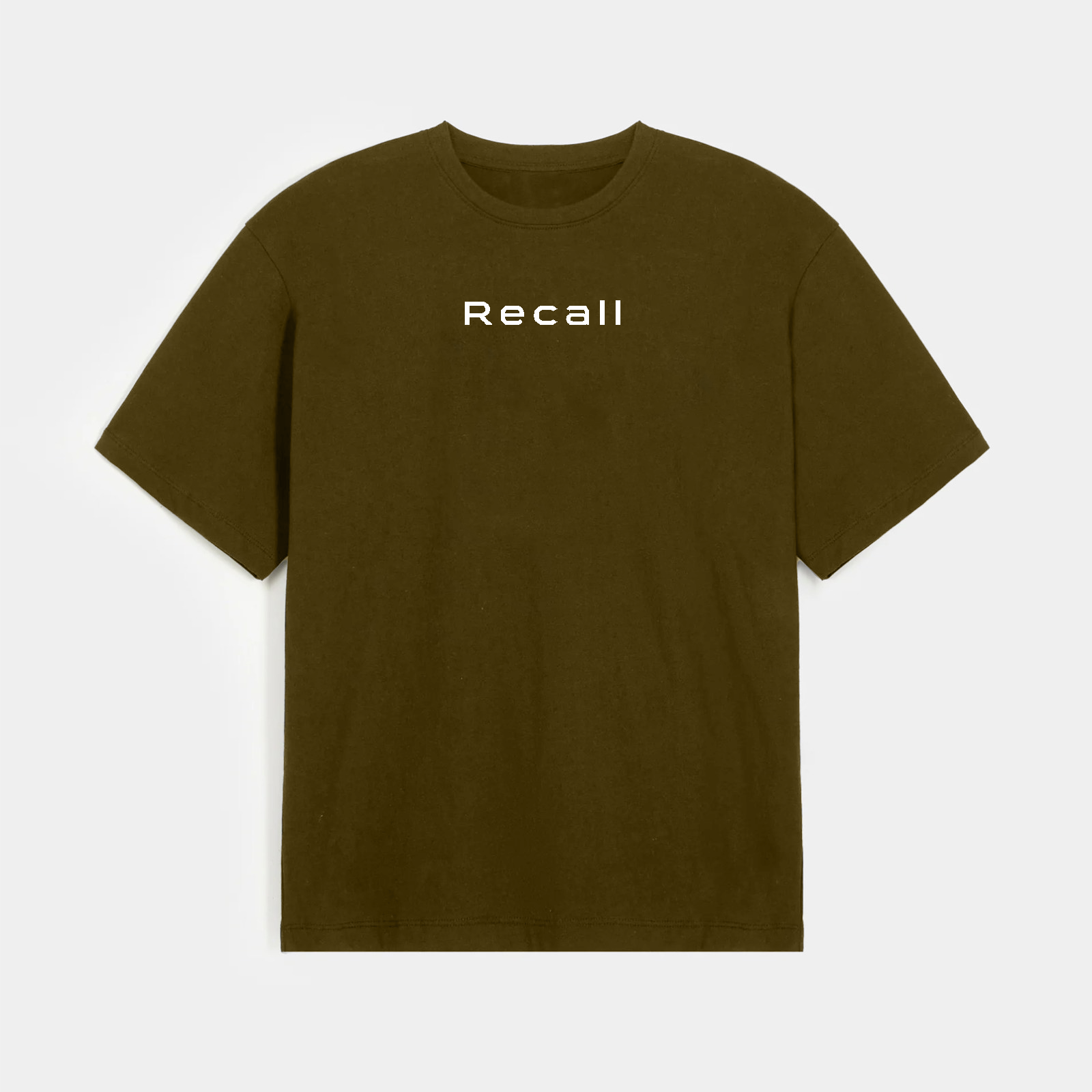 Basic Olive Tee Oversized
