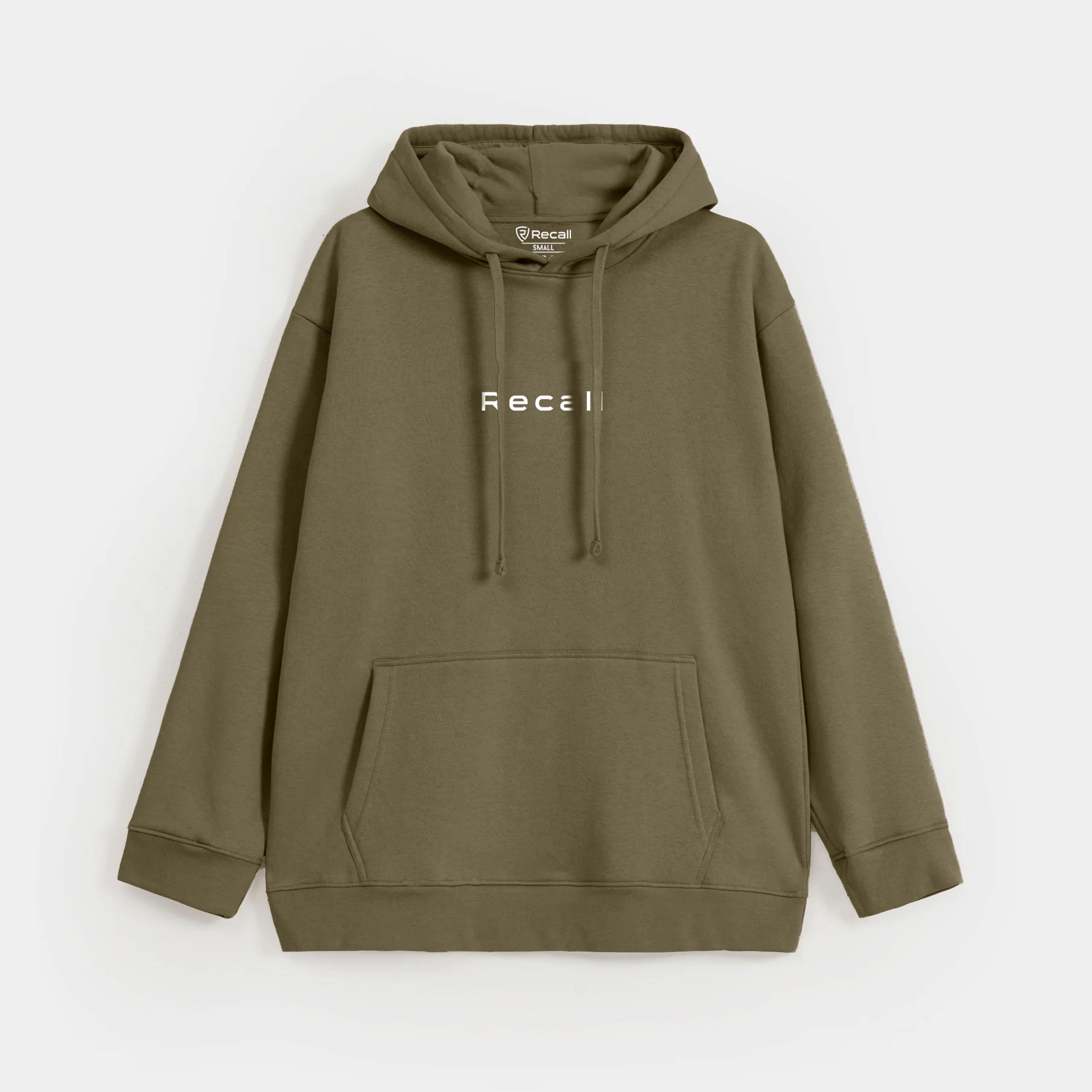 Recall Olive Basic Hoodies