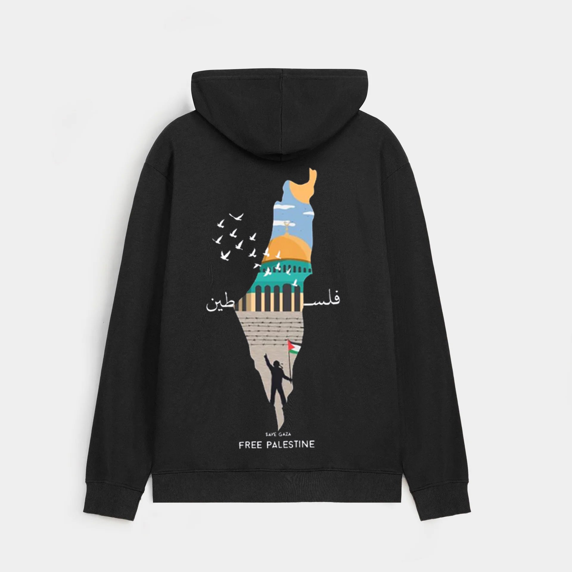 Recall Phalestine Graphic Hoodies