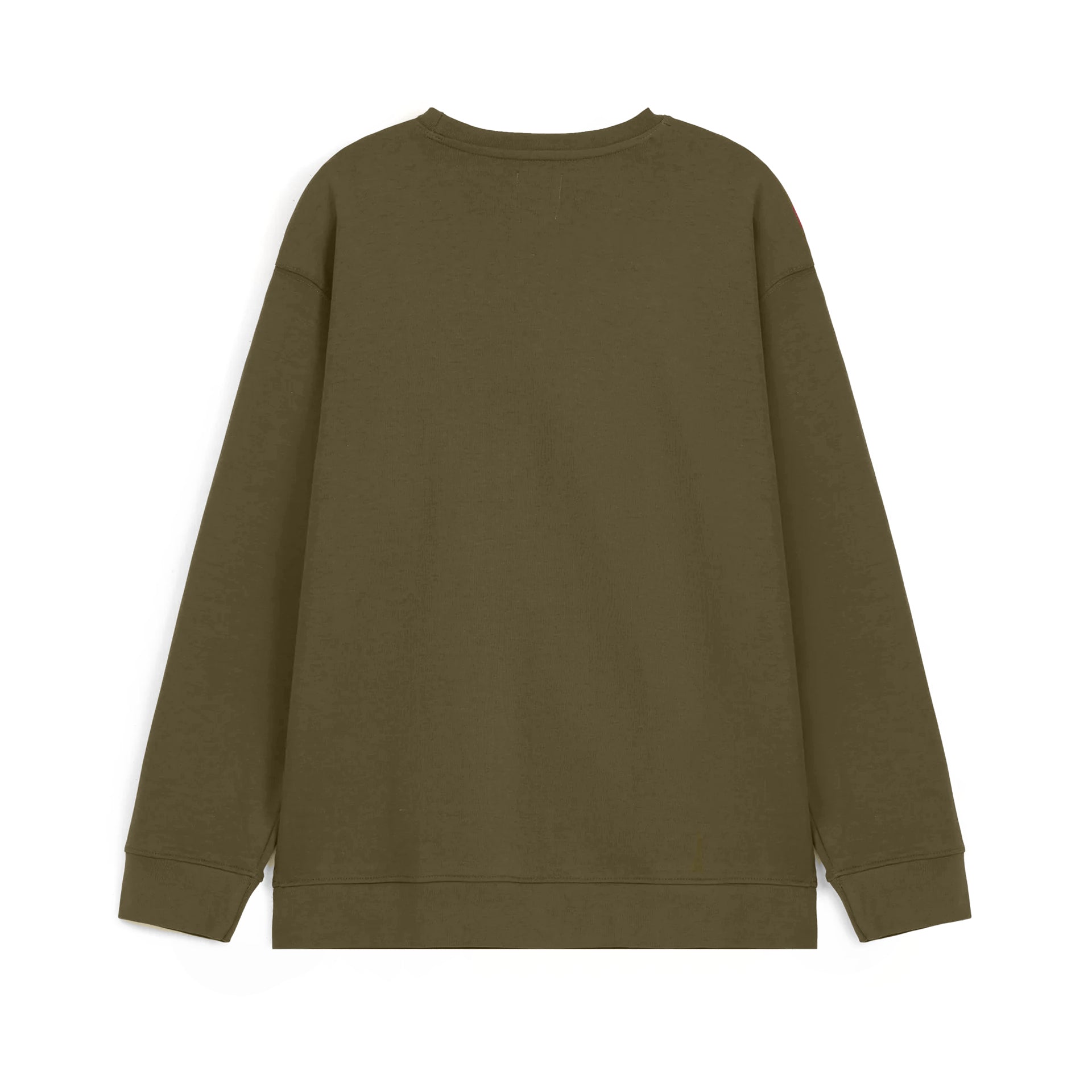 Recall Olive Basic Sweat Shirt